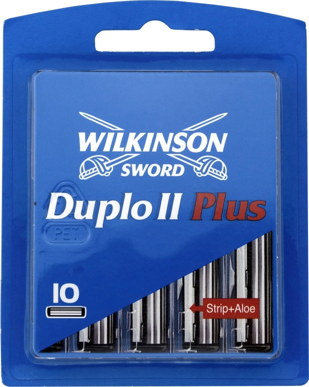 Сменные кассеты для бритья, 10шт. - Wilkinson Sword Duplo 2 Plus — фото N1