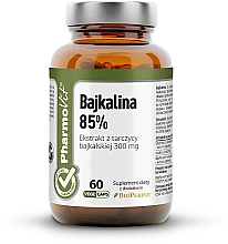 Пищевая добавка "Байкалин 85%" - Pharmovit Clean Label Bajkalina 85% — фото N1