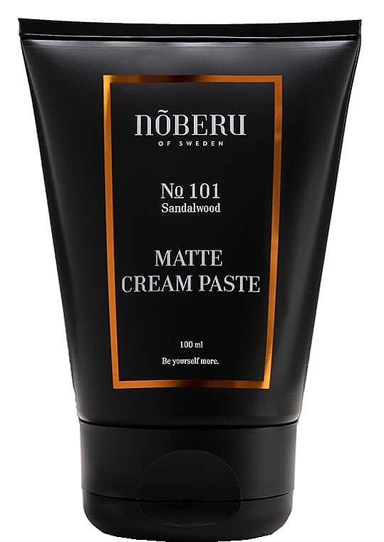 Матова паста для укладання волосся - Noberu of Sweden №101 Sandalwood Matte Cream Paste — фото N1