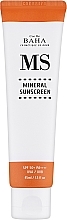 Парфумерія, косметика Мінеральний сонцезахисний крем - Cos De BAHA MS Mineral Sunscreen SPF50+