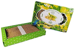 Духи, Парфюмерия, косметика Набор - Delicate Organic Peeling Glove With Grated Linden Soap (soap/100g + glove/1pcs)