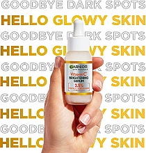 Сыворотка с витамином С для уменьшения видимости пигментных пятен, выравнивания тона и сияния кожи лица - Garnier Skin Naturals Vitamin C Serum — фото N12