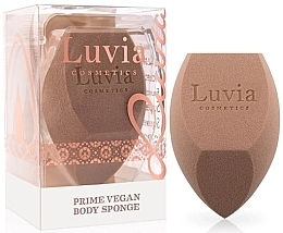 Духи, Парфюмерия, косметика Спонж для тела, бежевый - Luvia Cosmetics Prime Vegan Body Sponge