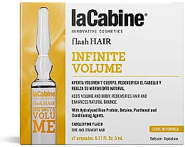 Парфумерія, косметика Ампула для волосся, для об'єму - La Cabine Flash Hair Infinite Volume