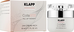 Питательный крем для лица - Klapp CollaGen Fill-Up Therapy 24h Cream — фото N2