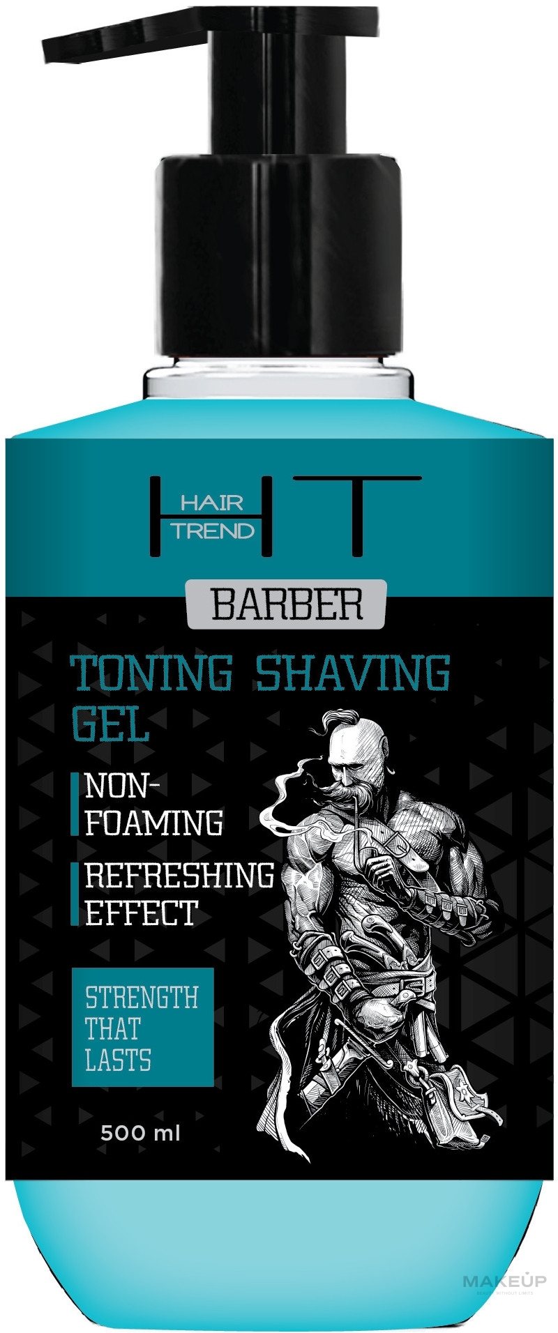 Тонизирующий гель для бритья - Hair Trend Barber Toning Shaving Gel — фото 500ml