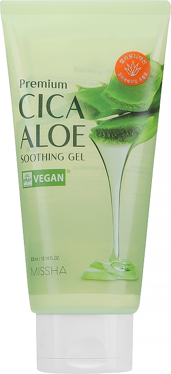 Заспокійливий гель з алое вера - Missha Premium Cica Aloe Soothing Gel (туба) — фото N1