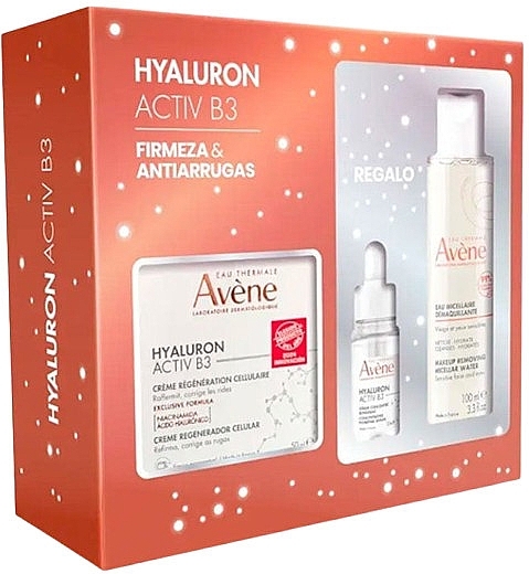 Набір - Avene Hyaluron Activ B3 (cr/50ml + m/water/100ml + serum/10ml) — фото N1