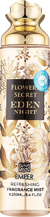 Emper Flower'S Secret Eden Night - Парфумований спрей для тіла — фото N1