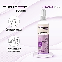 Двофазний зміцнювальний спрей-кондиціонер для ослабленого волосся, схильного до випадіння - Fortesse Professional Strong & Thick Duo-Phase Hair Conditioner — фото N8