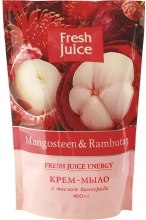 Духи, Парфюмерия, косметика Гель-мыло "Мангостин и Рамбутан" - Fresh Juice Mangosteen & Rambutan (сменный блок)