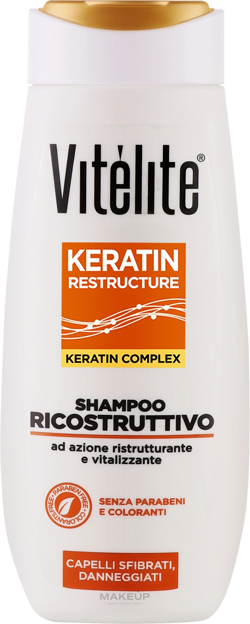 Шампунь для волос с кератином - Vitelite Hair Shampoo — фото 250ml