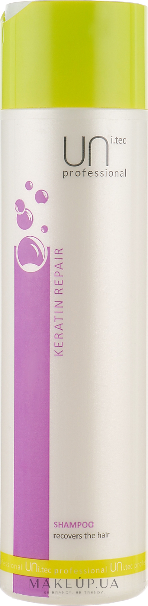 Шампунь восстанавливающий с кератином - UNi.tec Professional Keratin Repair Shampoo — фото 250ml