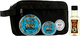 Духи, Парфюмерия, косметика Набор - Reuzel Blue Holiday Travel Bag Set (h/pomade/113g + h/pomade/35g + shm/100ml + bag)