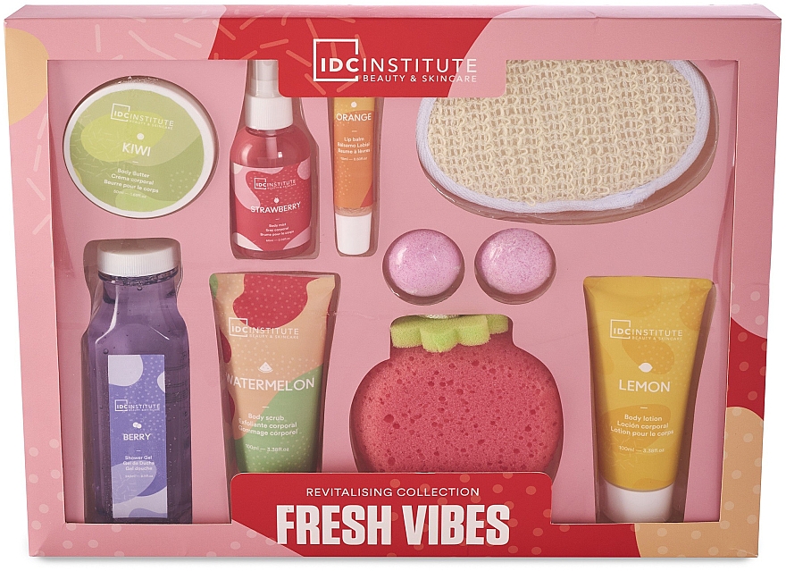 Набор, 10 продуктов - IDC Institute Fresh Vibes Giftset — фото N1