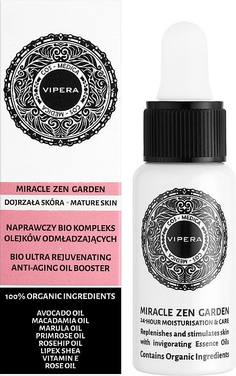 Відновлювальний ВІО-комплекс - Vipera Cos-Medica Miracle Zen Garden Bio Ultra Rejuvenating Anti-Aging Oil Booster — фото N2