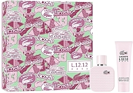 Lacoste L.12.12 Rose - Набор (edp/50ml + b/lot/50ml) — фото N1