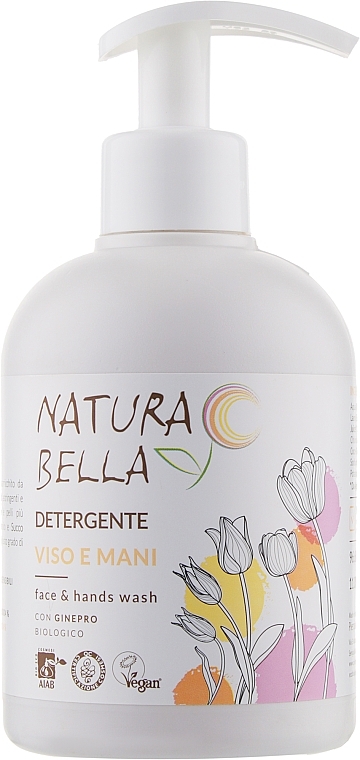 УЦЕНКА Мыло жидкое для лица и рук - Pierpaoli Natura Bella Face & Hands Wash  * — фото N1