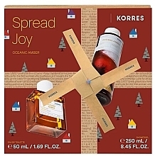 Korres Oceanic Amber Spread Joy - Набор (edt/50ml + sh/gel/250ml) — фото N2