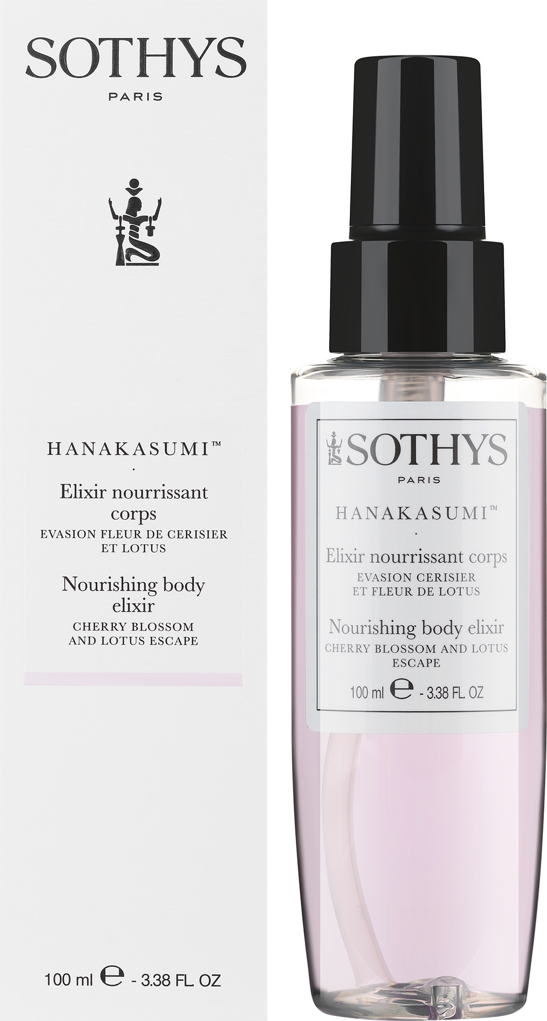 Насыщенный эликсир для тела с вишней и лотосом - Sothys Nourishing Body Elixir Cherry Blossom And Lotus Escape — фото 100ml