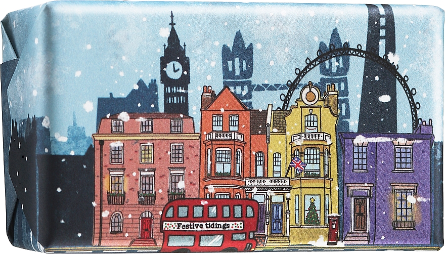 Різдвяне мило "Лондон зимою" - The English Soap Company London In Winter Christmas Soap — фото N1