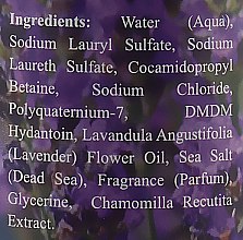 Шампунь с минералами Мертвого моря и маслом лаванды - Dead Sea Collection Lavender Mineral Shampoo — фото N3