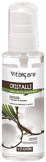 Жидкие кристаллы для волос с экстрактом кокоса - Vitalcare Professional Vitamins Liquid Crystals — фото N1