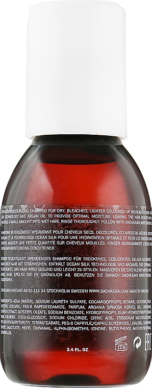Зволожувальний шампунь - Sachajuan Stockholm Moisturizing Shampoo — фото N2