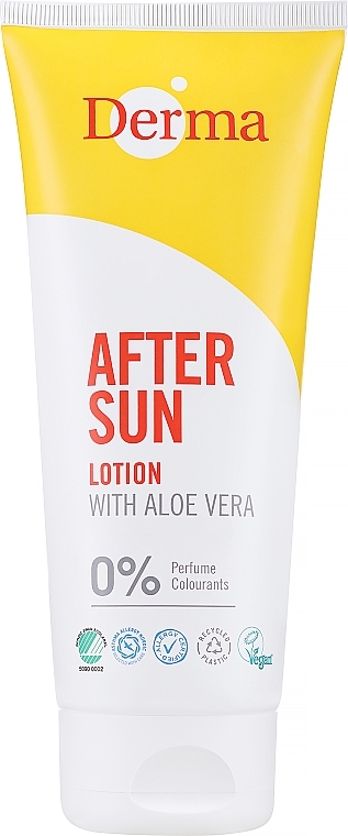 Лосьон после загара с экстрактом алоэ - Derma After Sun Lotion Med Aloe Vera — фото N1