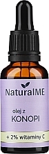 Олія конопляна з 2% вітаміном C, для проблемної шкіри - NaturalME Hemp Oil — фото N1