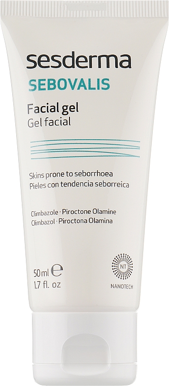 Гель для жирной и проблемной кожи лица - SesDerma Laboratories Sebovalis Facial Gel — фото N1