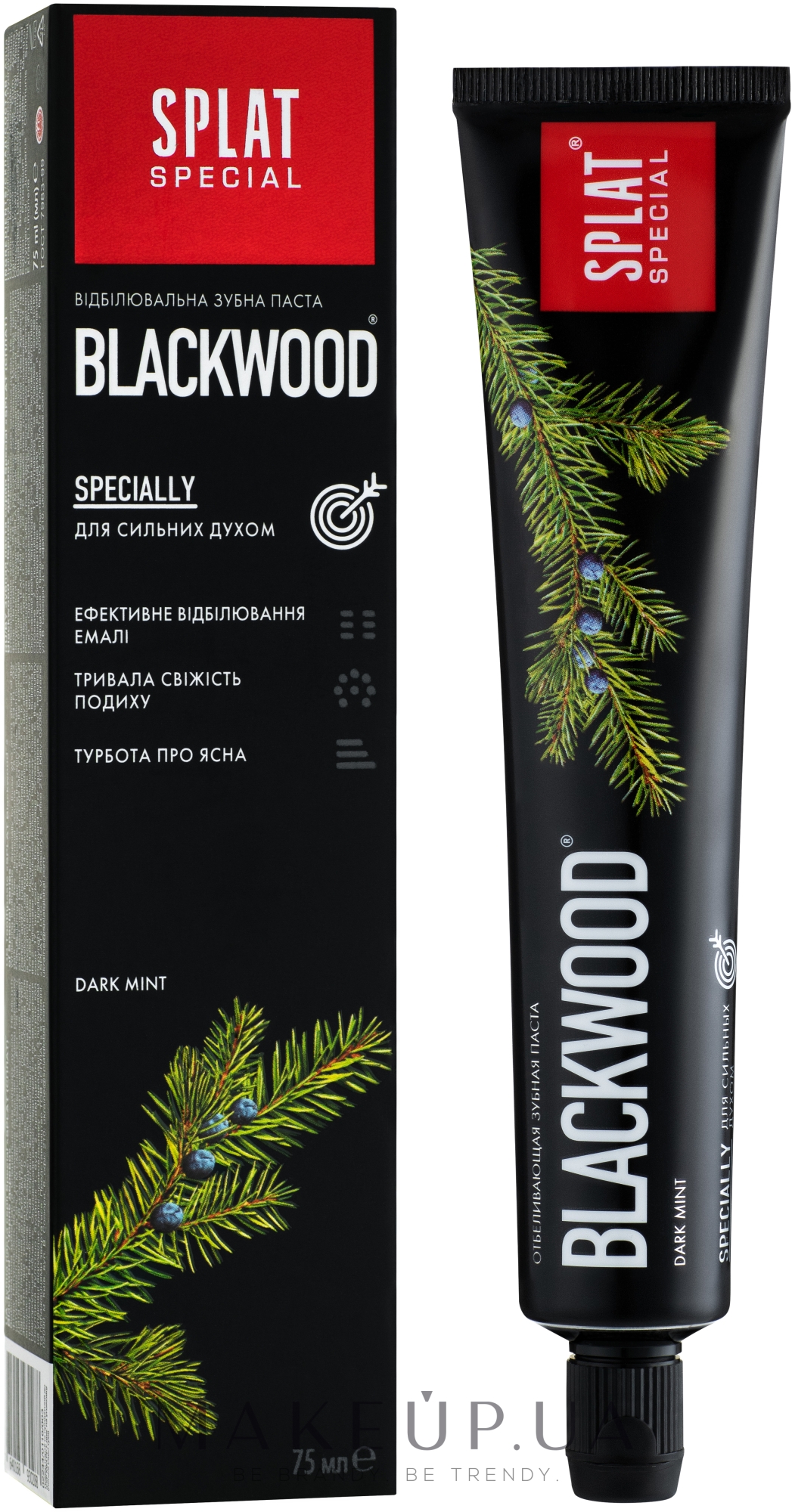 Зубная паста "Blackwood" - SPLAT Special  — фото 75ml