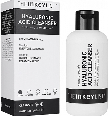 Очищувальний гель для вмивання з гіалуроновою кислотою - The Inkey List Hyaluronic Acid Cleanser — фото N1