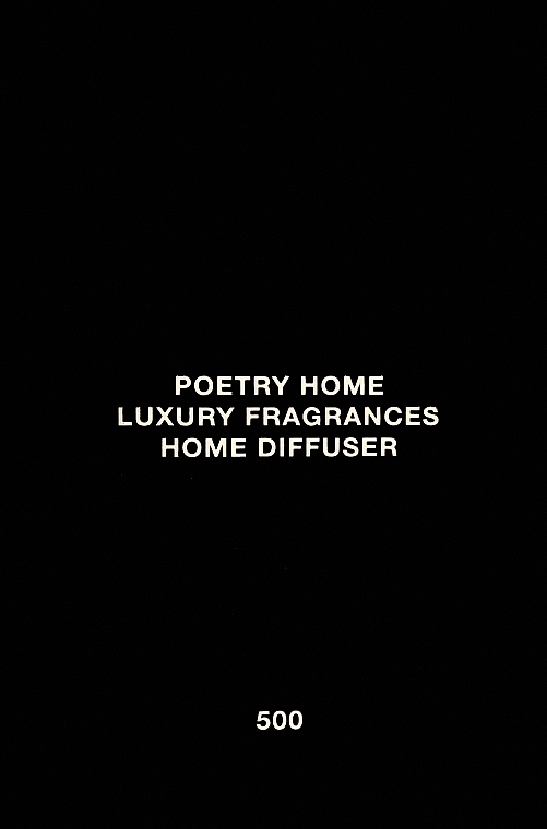 Poetry Home L’etreinte De Paris Black Square Collection - Парфумований дифузор — фото N5