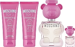 Moschino Toy 2 Bubble Gum Set - Набор (edt/100ml + edt/5ml + b/lot/100ml + sh/gel/100ml) — фото N2