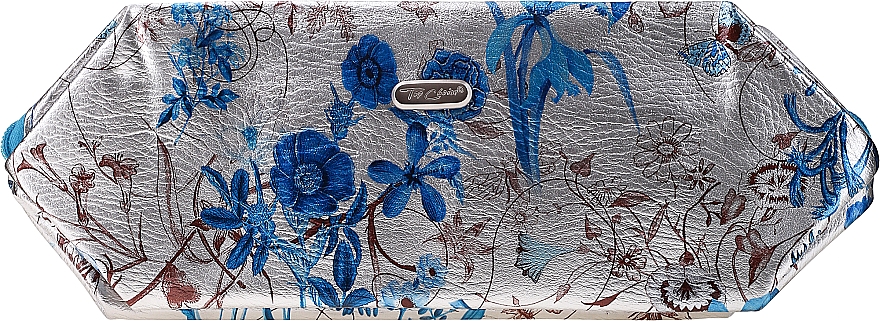 Косметичка "Silver Meadow", 94330, з блакитними квітами - Top Choice — фото N2