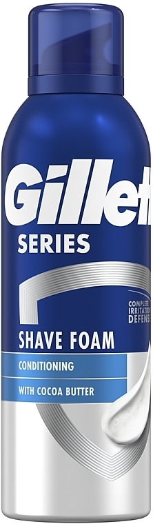 Піна для гоління з маслом какао - Gillette Series Conditioning Shave Foam — фото N1