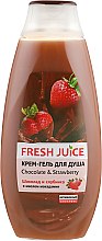 Парфумерія, косметика Крем-гель для душу - Fresh Juice Love Attraction Chocolate & Strawberry