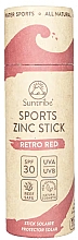 Парфумерія, косметика Сонцезахисний стік для обличчя та тіла - Suntribe All Natural Zinc Sun Stick SPF30 Retro Red