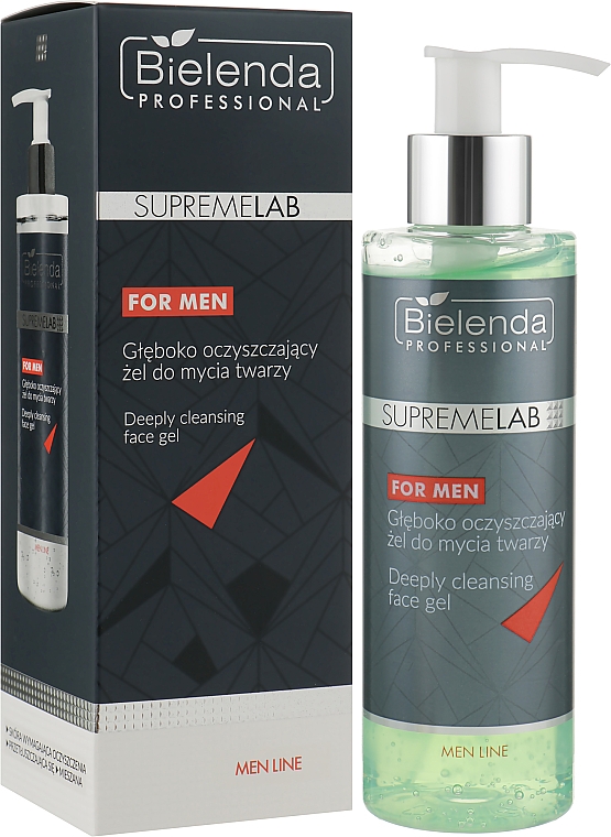 Гель для глибокого очищення шкіри обличчя - Bielenda Professional SupremeLab For Men — фото N2
