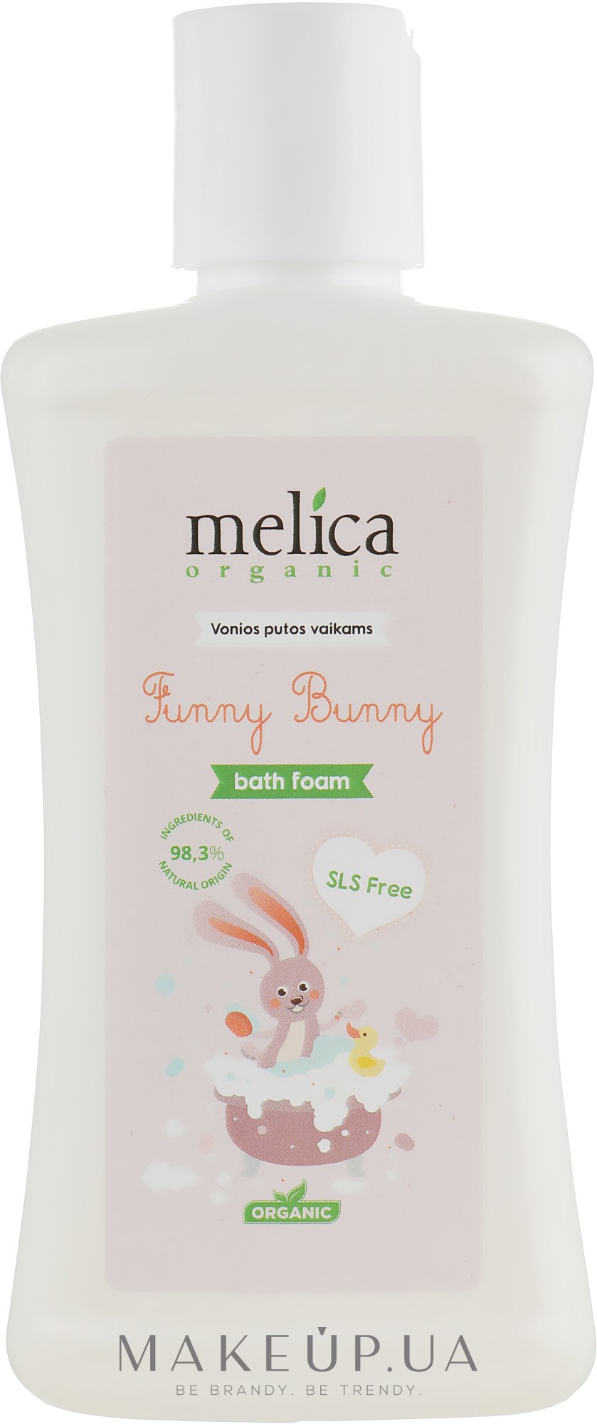Пена для ванны «Зайчик» - Melica Organic Funny Bunny Bath Foam — фото 300ml
