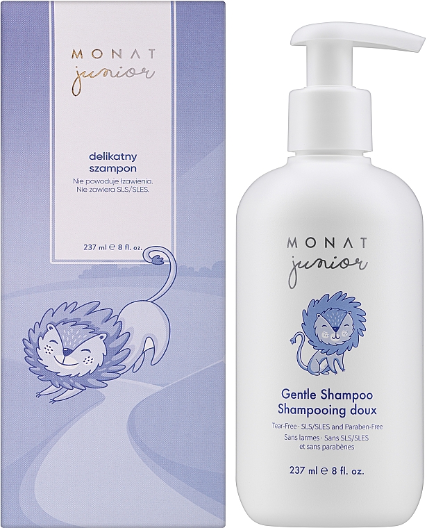 Нежный шампунь для детей - Monat Junior Gentle Shampoo — фото N3