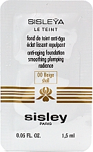 Парфумерія, косметика Антивіковий тональний крем - Sisley Sisleya Le Teint Anti-Aging Foundation (пробник)