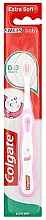 Духи, Парфюмерия, косметика Детская зубная щетка очень мягкая, 0-3 лет, розовая - Colgate Smiles Extra Soft Toothbrush