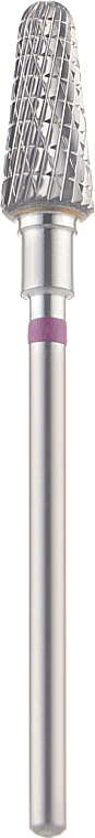 Фреза вольфрамовая, закругленный конус, 6мм., сиреневая - Head The Beauty Tools — фото N1