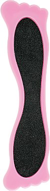 Щетка-пемза педикюрная комбинированная, STK-64, розовая - Silver Style — фото N2
