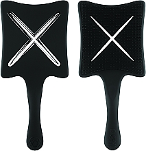 Расческа-детанглер - Ikoo Paddle X Beluga Black — фото N1