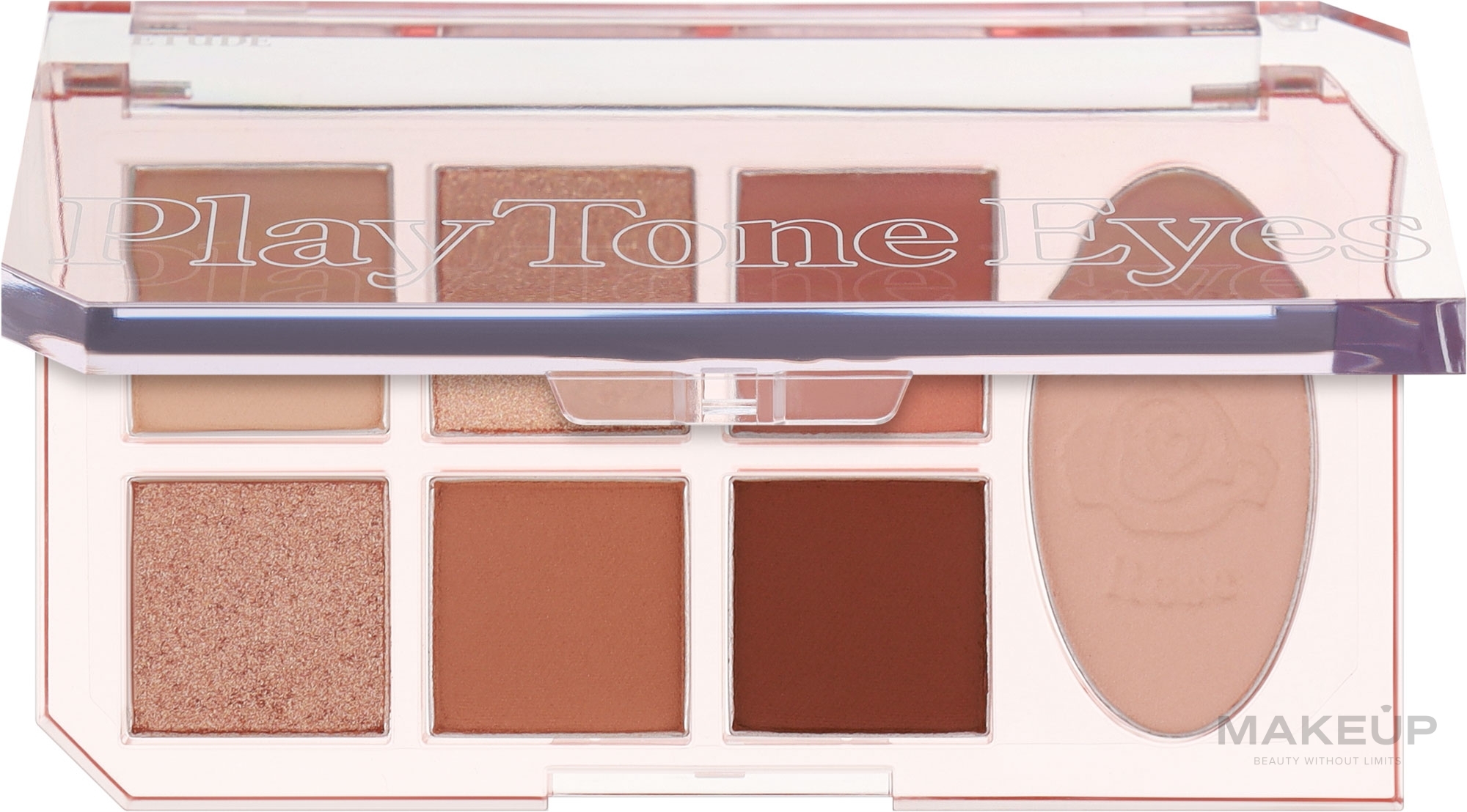 Палетка теней для век - Etude Play Tone Eye Palette Blushed Rose — фото 6.4g