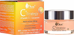 Денний крем для обличчя з вітаміном С - Ava Laboratorium C+ Strategy Multi-Active Lifting Face Cream — фото N1
