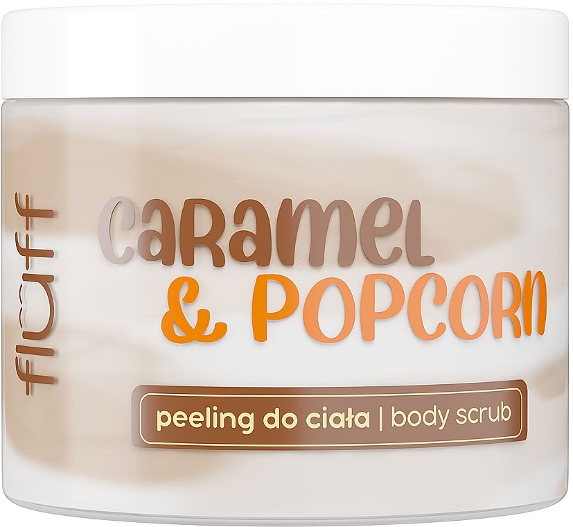 Скраб для тела - Fluff Caramel & Popcorn Body Scrub — фото N1